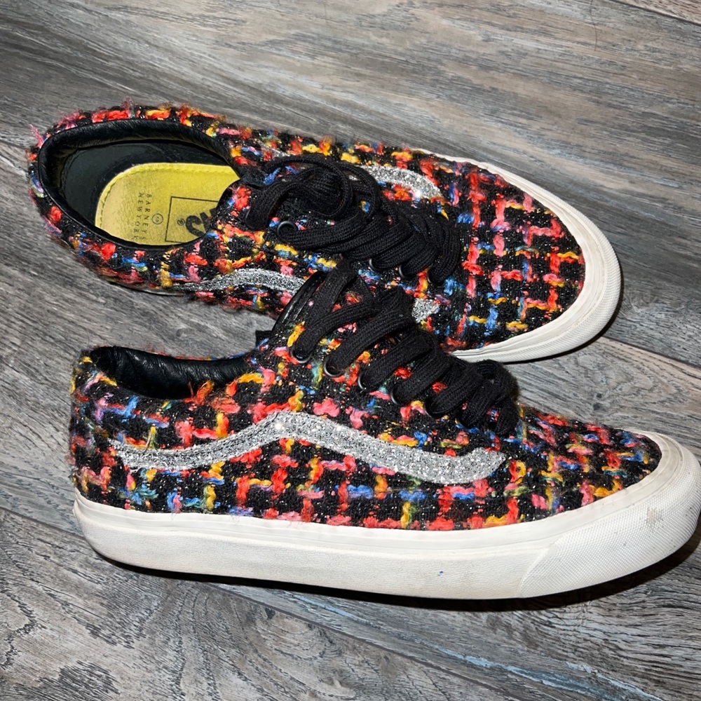 Barney's New York x Vans Tweed Low-Top Sneakers Limited Edition